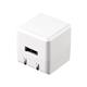 �T�����T�v���C�@�L���[�u�^USB�[�d��i1A�E���ϋv�^�C�v�E�z���C�g�j�@ACA-IP70W