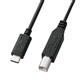 �T�����T�v���C�@USB2.0TypeC-B�P�[�u���@KU-CB20