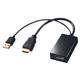 �T�����T�v���C�@HDMI-DisplayPort�ϊ��A�_�v�^�@AD-DPFHD01