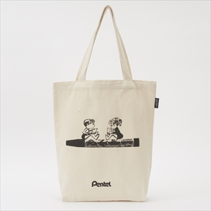�yOld Resta�zBIG TOTE BAG BOOK PENTEL CRAYON (S:0040)